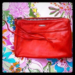 REBECCA MINKOFF Orange bag clutch